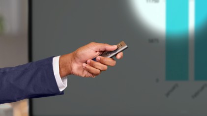 Logitech 910-004861 puntatore wireless Bluetooth/RF Grigio