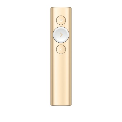 Logitech Spotlight puntatore wireless Bluetooth/RF Oro