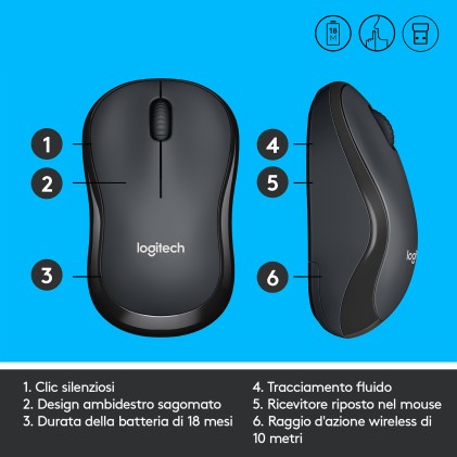 Logitech Mouse Wireless M220