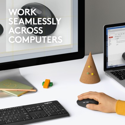 Logitech M590 Multi-Device Silent mouse Mano destra Wireless a RF + Bluetooth Ottico 1000 DPI