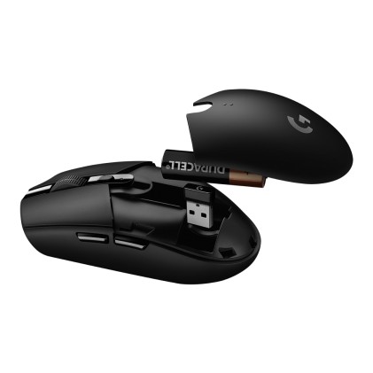 Logitech G G305 mouse Gaming Mano destra RF senza fili + Bluetooth Ottico 12000 DPI