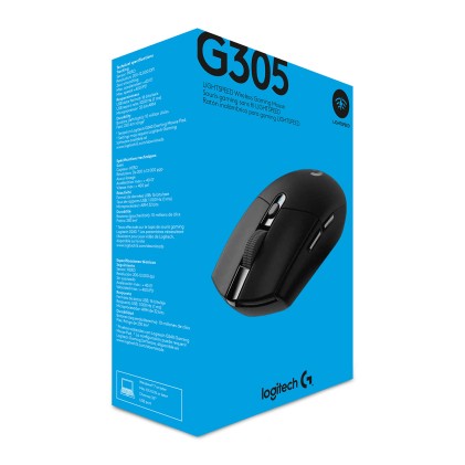 Logitech G G305 mouse Mano destra RF senza fili + Bluetooth Ottico 12000 DPI