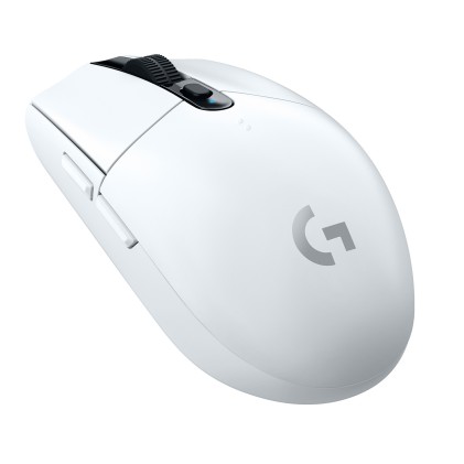 Mouse USB wireless Logitech G305 Lightspeed 12000 dpi - 5 pulsanti programmabili - Uso per destrimani - Bianco