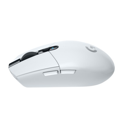Mouse USB wireless Logitech G305 Lightspeed 12000 dpi - 5 pulsanti programmabili - Uso per destrimani - Bianco