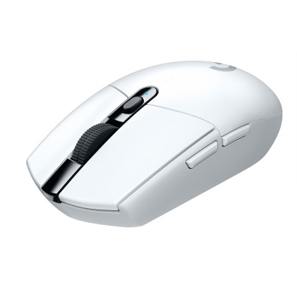 Mouse USB wireless Logitech G305 Lightspeed 12000 dpi - 5 pulsanti programmabili - Uso per destrimani - Bianco