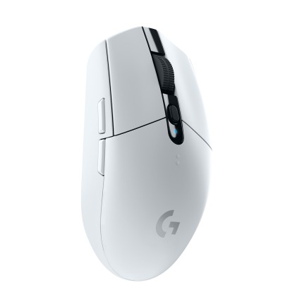Mouse USB wireless Logitech G305 Lightspeed 12000 dpi - 5 pulsanti programmabili - Uso per destrimani - Bianco
