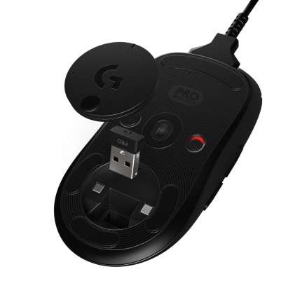 Logitech G PRO mouse Mano destra USB tipo A Ottico 25600 DPI