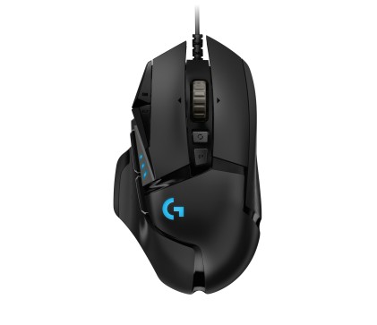Logitech G Logitech G502 Mouse Gaming HERO Prestazioni Elevate, Sensore HERO 25K, 25600 DPI, RGB, Pesi Regolabili, 11 Pulsanti Programmabili, Memoria Integrata, per PC/Mac/Laptop. Nero