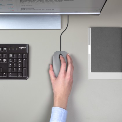 Mouse LOGITECH M110 SILENT - MID GRAY - EMEA