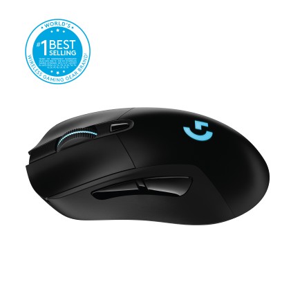 Logitech G G703 Lightspeed mouse Gaming Mano destra RF Wireless Ottico 25600 DPI