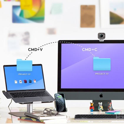 Logitech MX Master 3 &ndash; Mouse Wireless Avanzato per Mac, Scorrimento Rapido, Design Ergonomico, 4000 DPI, Personalizzabile, USB-C Risparmio Energia, Bluetooth, Apple MacBook, Compatibile iPad