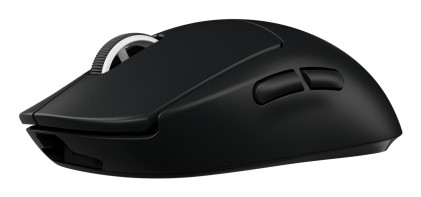 Logitech G PRO X SUPERLIGHT Mouse Gaming Wireless, Leggero 63 g, Sensore HERO 25K, 25.600 DPI, 5 Tasti Programmabili, Lunga Autonomia, Memoria Integrata, per eSport, Compatibile con PC e Mac. Nero