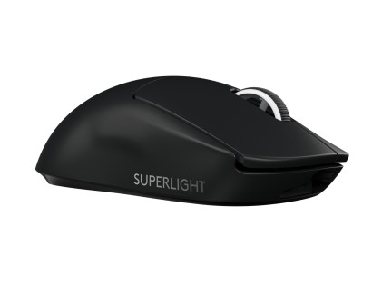 Logitech G PRO X SUPERLIGHT Mouse Gaming Wireless, Leggero 63 g, Sensore HERO 25K, 25.600 DPI, 5 Tasti Programmabili, Lunga Autonomia, Memoria Integrata, per eSport, Compatibile con PC e Mac. Nero