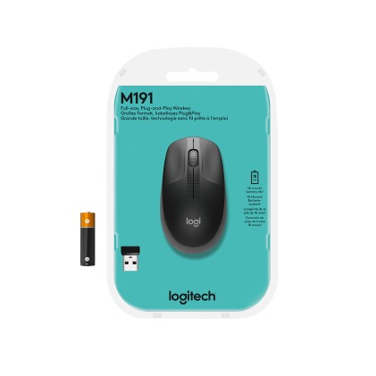 Logitech M190 mouse Ambidestro RF Wireless Ottico 1000 DPI