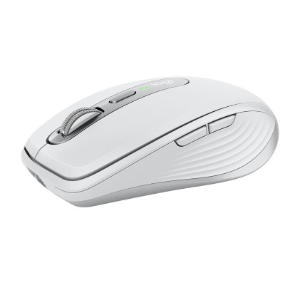 Logitech MX Anywhere 3 Mouse Compatto Performante – Wireless, Scroller Elettromagnetico, Ergonomico, Sensore 4000 DPI, Pulsanti Custom, USB-C, Bluetooth, Apple Mac, iPad, Windows PC, Linux, Chrome