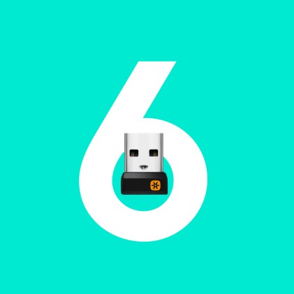 Logitech Marathon M705 mouse Mano destra RF Wireless Ottico 1000 DPI