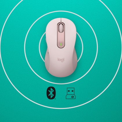 Logitech Signature M650 mouse Mano destra RF senza fili + Bluetooth Ottico 2000 DPI