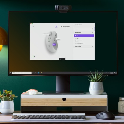 Logitech Signature M650 mouse Mancino RF senza fili + Bluetooth Ottico 2000 DPI