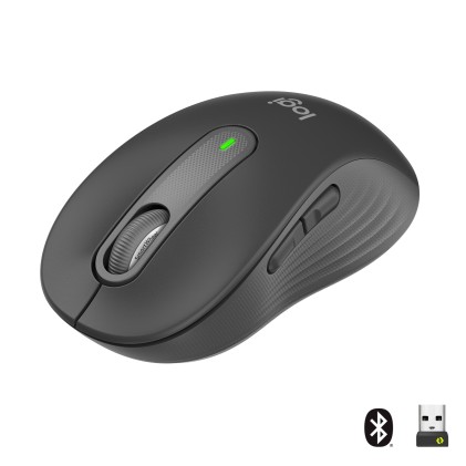 Mouse USB wireless Logitech Signature M650 M 2000 dpi - 5 pulsanti - Uso per destrimani