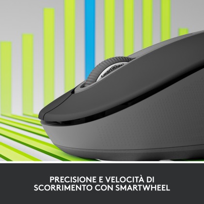 Mouse USB wireless Logitech Signature M650 M 2000 dpi - 5 pulsanti - Uso per destrimani