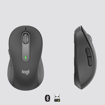 Logitech Signature M650 for Business mouse Mano destra RF senza fili + Bluetooth Ottico 4000 DPI