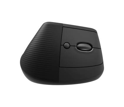 Logitech Lift Mouse Ergonomico Verticale, Senza Fili, Ricevitore Bluetooth o Logi Bolt USB, Clic Silenziosi, 4 Tasti, Compatibile con Windows / macOS / iPadOS, Laptop, PC. Grafite
