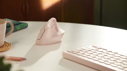 ORIGINALE Logitech Accessori per computer Rosa 910-006478 Maus Mouse ergonomico verticale Logitech Lift