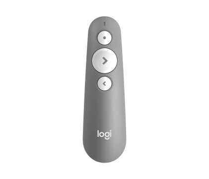 Logitech R500 puntatore wireless Bluetooth/RF Grigio