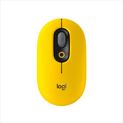 Logitech Mouse Wireless Pop Bluetooth Usb, Retail, Blast Yellow