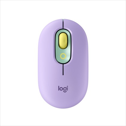 Logitech POP Mouse Wireless con Emoji personalizzabili, Tecnologia SilentTouch, Precisione e Velocit&agrave;, Design Compatto, Bluetooth, USB, Multidispositivo, Compatibile OS - Daydream