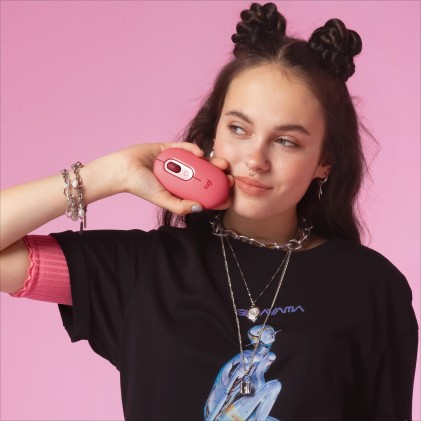 Logitech Mouse Wireless Pop Bluetooth Usb, Retail, Heartbreaker