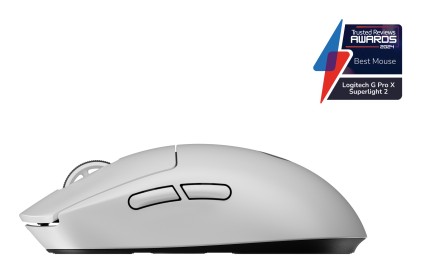 Logitech Mouse da gioco wireless G PRO X SUPERLIGHT 2 LIGHTSPEED Bianco