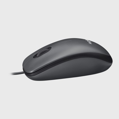 Mouse M100 Log Usb Black Usb A Cavo 1,8Mt