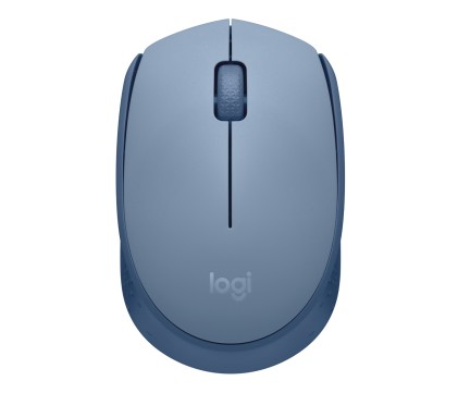 ORIGINALE Logitech Accessori per computer Blu / Grigio 910-006866 Maus Logitech M171 Mouse Wireless per PC, Mac, Laptop, 2,4 GHz con Mini Ricevitore USB, Tracciamento Ottico, Durata della Batteria di 12 mesi, Ambidestro - Blu
