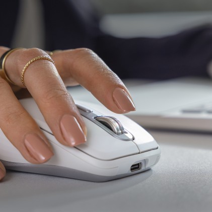 Logitech MX Anywhere 3S mouse Mano destra RF senza fili + Bluetooth Laser 8000 DPI