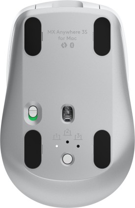 ORIGINALE Logitech Accessori per computer Argento / Bianco 910-006946 Maus MX Anywhere Bluetooth, 200 - 8000 DPi, LiPo, 500 mAh, 65 x 34.4 x 100.5 mm, 99 g