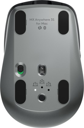 Logitech MX Anywhere 3S for Mac mouse Ufficio Mano destra RF senza fili + Bluetooth Laser 8000 DPI