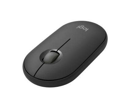 Mouse M350 Log Pebble Ii Graphite Con Scrolling Bluetooth