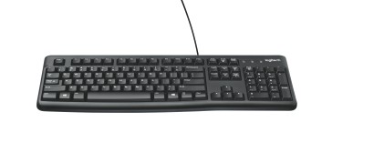 Logitech Keyboard K120 for Business tastiera Ufficio USB QWERTY US International Nero