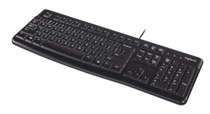 Logitech Keyboard K120 for Business tastiera Ufficio USB QWERTY US International Nero