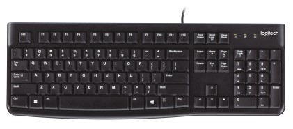 Logitech Tastiera K120 US nero