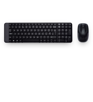Logitech Wireless Combo MK220 tastiera Mouse incluso USB Spagnolo Nero