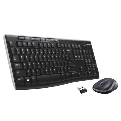ORIGINALE Logitech 920-004508 MK270 - Tastiera e mouse kit wireless MK270