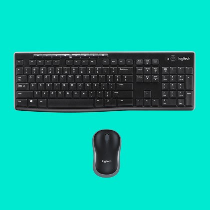 ORIGINALE Logitech 920-004508 MK270 - Tastiera e mouse kit wireless MK270