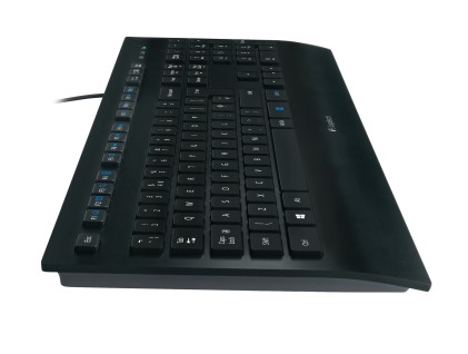 Logitech K280E Pro f/ Business tastiera Ufficio USB QWERTY US International Nero