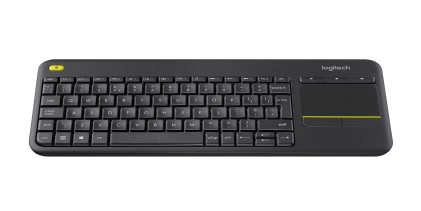 Logitech K400 Plus Tv tastiera RF Wireless QWERTY Spagnolo Nero