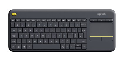 Logitech K400 Plus Tv tastiera RF Wireless QWERTY Spagnolo Nero