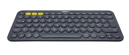Logitech K380 Multi-Device tastiera Bluetooth QWERTY Spagnolo Grigio