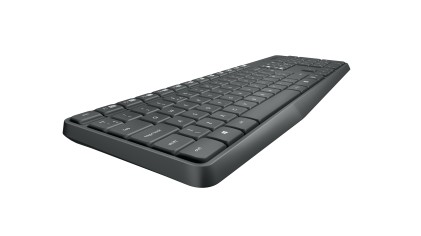 Logitech MK235 tastiera Mouse incluso USB QWERTY Spagnolo Grigio