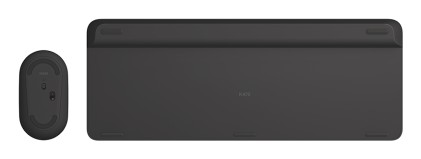 Logitech Slim MK470 tastiera Mouse incluso Universale RF Wireless QWERTZ Tedesco Grafite